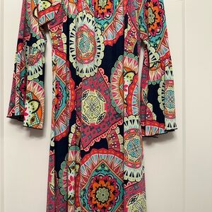 Colorful Patterned Women's Dress